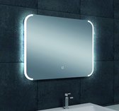 Saqu Round Spiegel met LED 80x60 cm