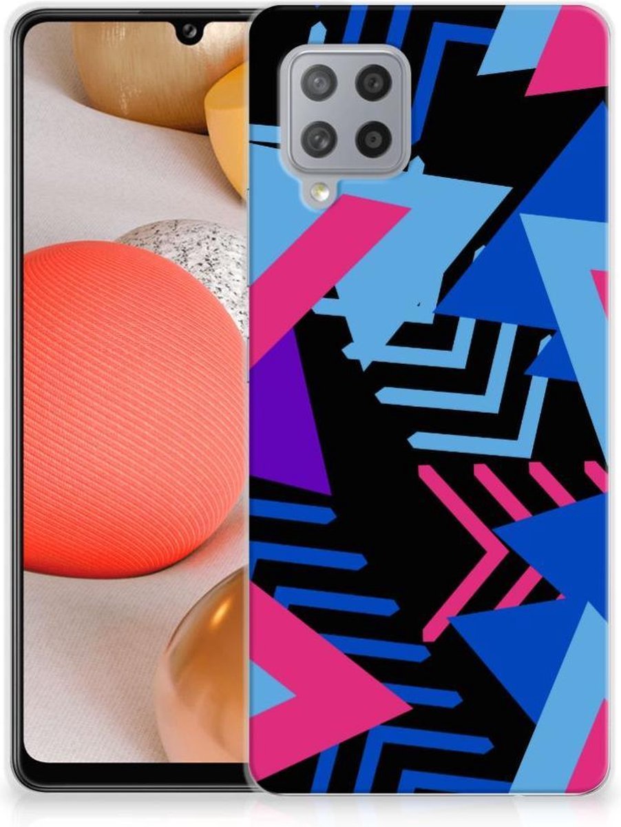 Samsung Galaxy A42 TPU Hoesje Funky Triangle