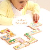 Dieren domino puzzel kinderen Montessori Speelgoed