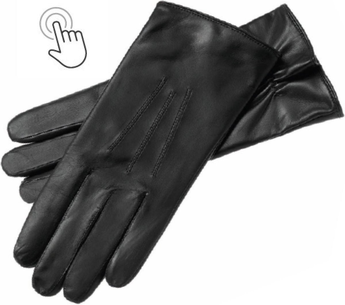 Roeckl Coburg Touch Leren Heren Handschoenen Maat 9 - Zwart