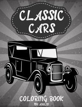 Classic Cars Coloring Book for adults