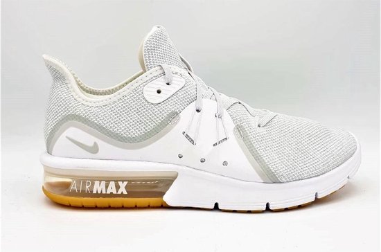 Nike Air Max Sequent 3 - White/Pure Platinum - Maat 40.5 | bol.com