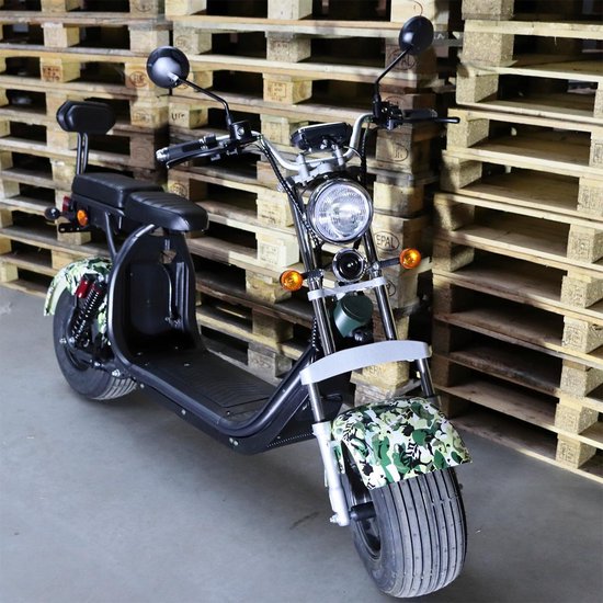 E-scooter FatBoy CityCoco Harley | 1500W | Military | afstandsbediening |  alarm |... | bol.com