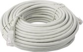 Netwerkkabel - Internetkabel - Aigi Atryn - Cat6 UTP Kabel RJ45 - 20 Meter - Koper - Grijs - BES LED