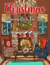 Christmas Coloring Book For Teens