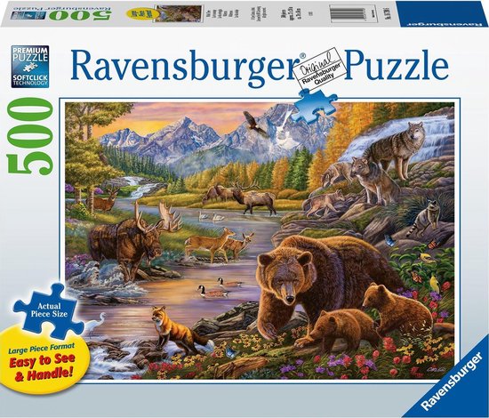 behandeling kruising het is mooi Ravensburger puzzel Wildernis - Legpuzzel - 500 stukjes | bol.com
