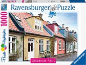 Ravensburger puzzel Scandinavian Places Aarhuus, Denemarken - Legpuzzel - 1000 stukjes