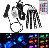 HBKS Led Verlichting Strips - Auto Accessories - Led Strips - Sfeerverlichting Binnen - RGB - Inclusief Afstandsbediening - 12V