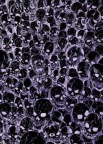 Gathering of Skulls Sketchbook - Black and Purple