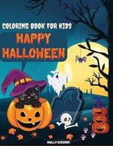 Happy Halloween Coloring Book For Kids