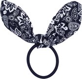 Melady Haarelastiek MLHCD0142  - Zwart Polyester Haar Elastiek