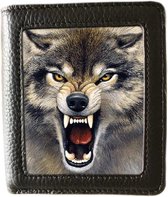 Caszmy portemonnee met 3D afbeelding Wolf