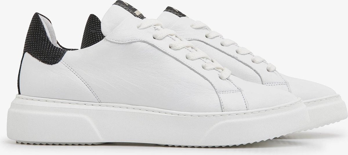 VIA VAI Sneakers Juno Uni Vitello Bianco | The Little Green Bag