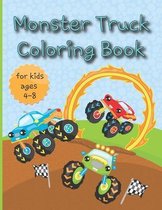 Monster truck coloring books for kids ages 4-8