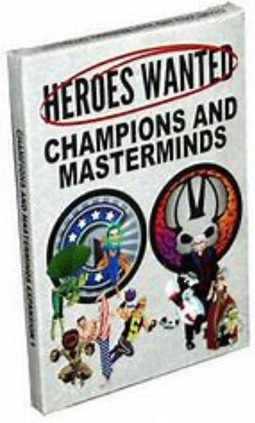 Boek: Heroes Wanted Champions and Masterminds expansion, geschreven door Action Phase Games