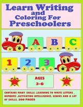 Learn Writing and Coloring For Preschoolers