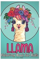 llama coloring book for kids