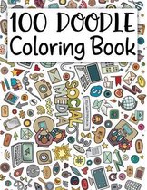 100 Doodle Coloring Book