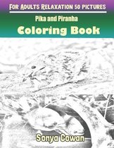 Pika and Piranha Coloring Books For Adults Relaxation 50 pictures