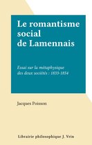 Le romantisme social de Lamennais