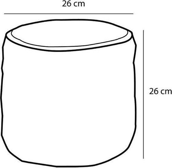 Mica Decorations panier rond marron clair lot de 3 plus grandes tailles en cm: 31 x 30