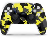 Playstation 5 Controller Skin Camouflage Geel Sticker