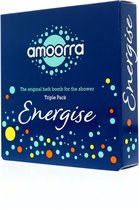 Amoorra Shower Bombs Energise 3-pack