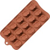 Dubbele hartjes - Siliconen mal voor o.a. chocolade