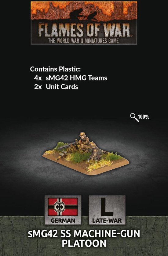 Afbeelding van het spel Flames of War: sMG42 SS Machine-gun platoon