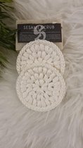 Duurzame Face Pads met Sesame Scrub