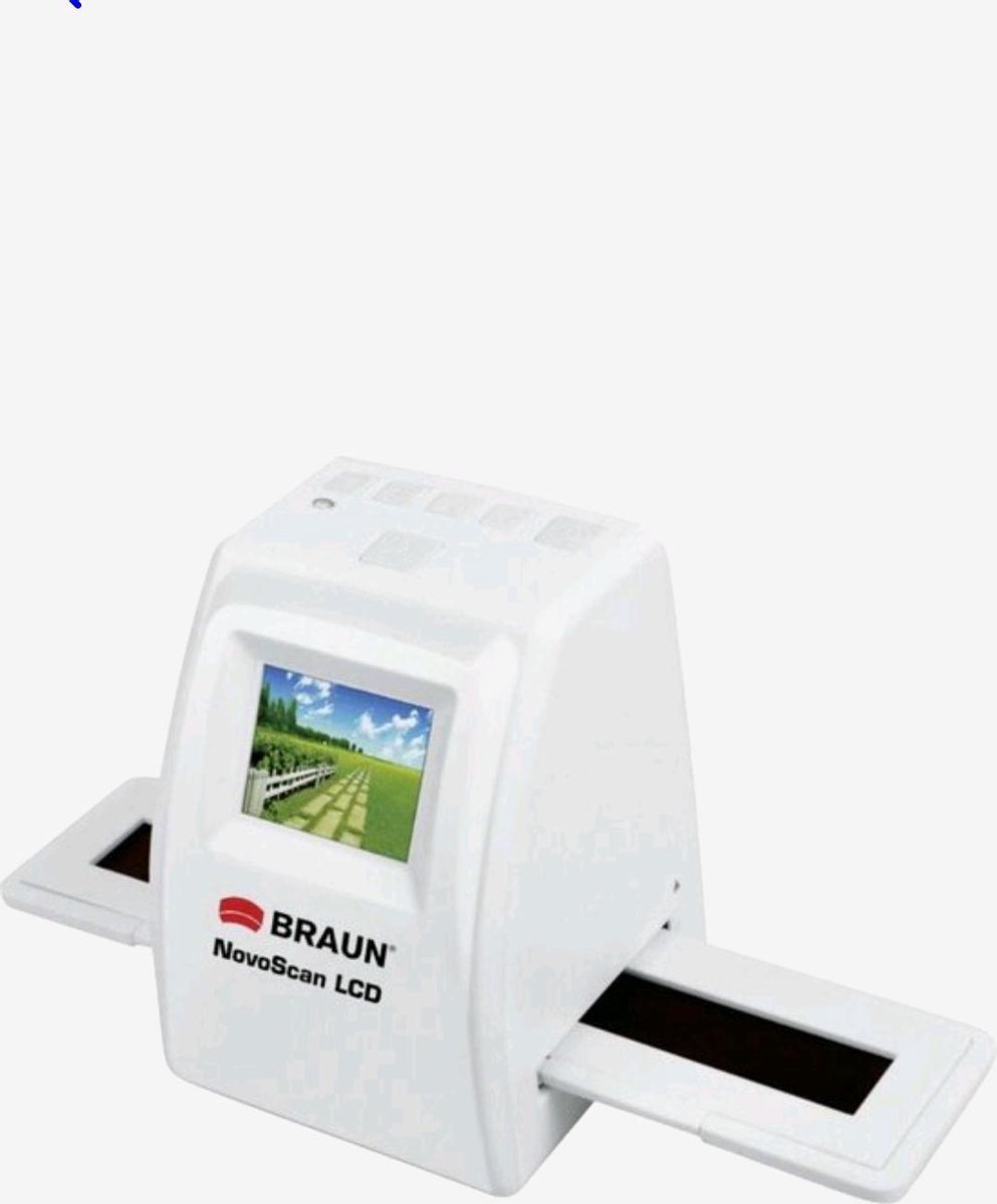 Braun Novoscan LCD Diascanner Negatiefscanner Fotos en
