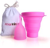 PinkyCup Menstruatie Cup met Sterilisator - Medisch Siliconen Cups - Herbruikbaar - Milieuvriendelijk
