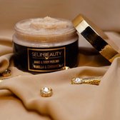 Selin Beauty Hand & Body Peeling Vanilla & Cinnamon; Laat de huid zacht en soepel achter; Doorbloedt de huid; Hydrateert en voedt de huid