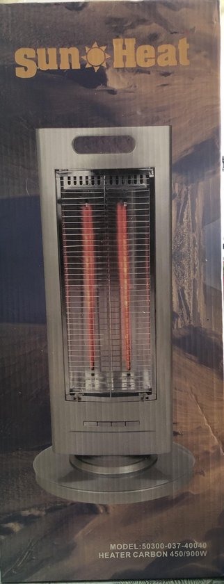 Sun Heat 450/900w Terrasverwarmer draaiend en strak design | bol.com