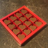 Liebechoc Chocolade Ambachtelijke Chocolade Harten - 250 gram