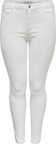 ONLY CARMAKOMA CARAUGUSTA HW SKINNY JEANS WHITE NOOS Dames Jeans - Maat W50 X L34