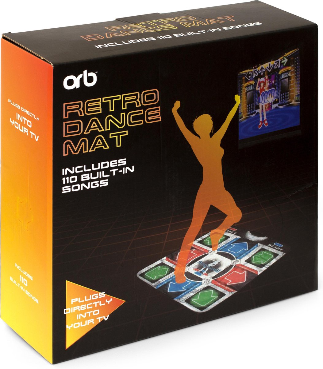 Orb Retro Dansmat 92,5 X 81,5 Cm