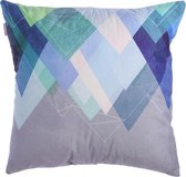 WOONENZO - Sierkussen 45x45 - blauw - sierkussen blauw