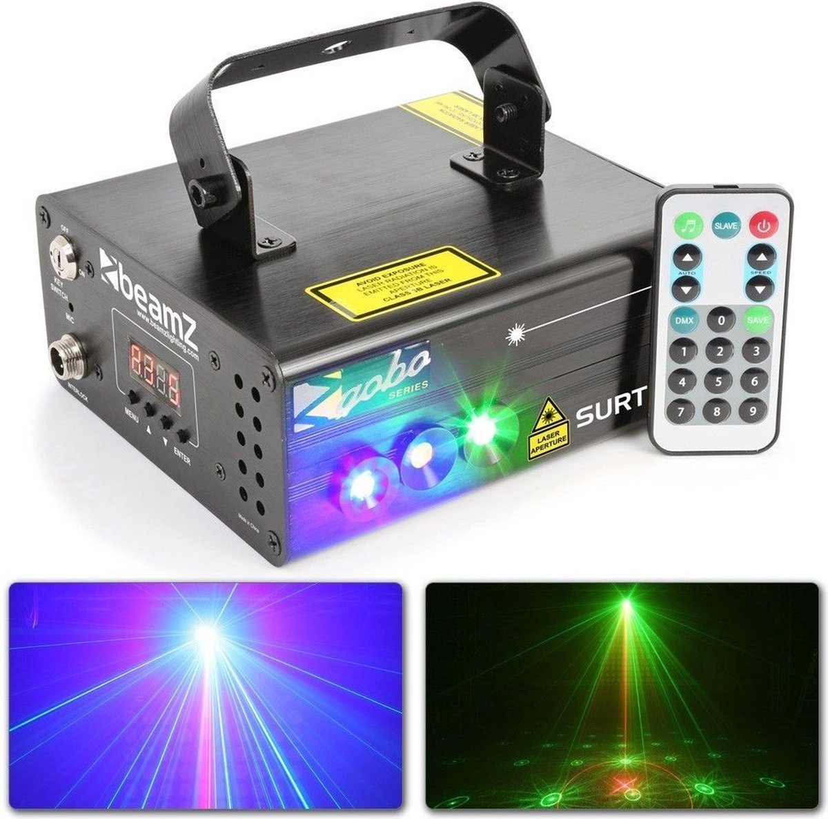 BeamZ Surtur II Discolaserprojector Zwart