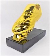 Gouden schoen - Trofee 14cm x 17cm - Voetbal Award