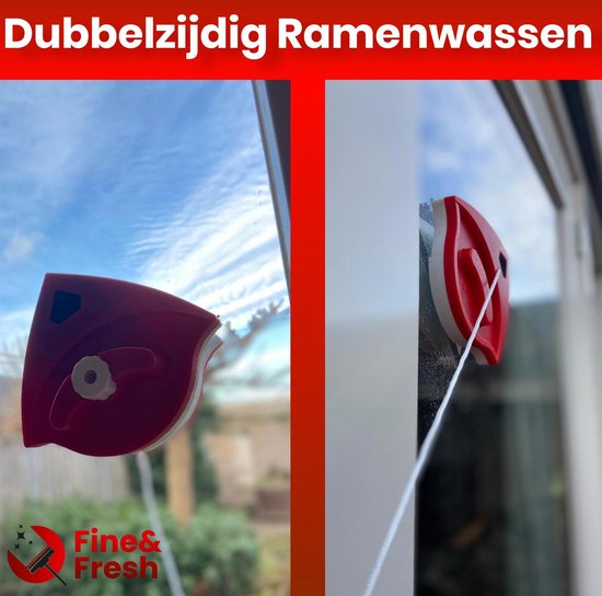 Fine And Fresh® Magnetische Ramenwasser Raamwisser Ramen Wassen Verstelbaar Van 3 9697