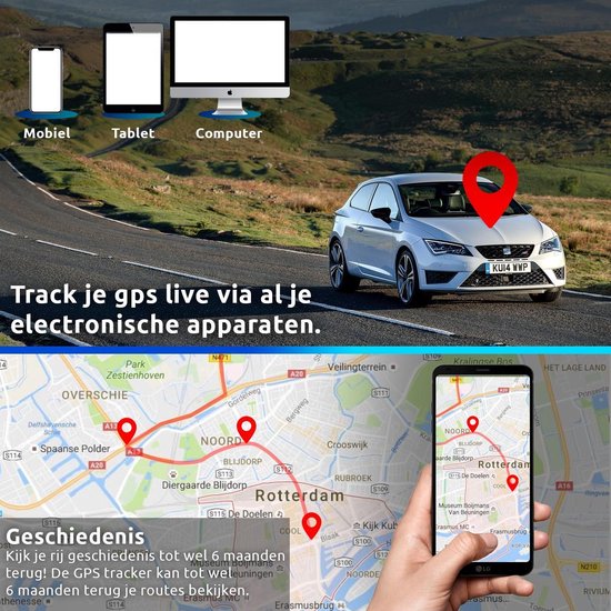 Traceur GPS Good2Know - Avec carte SIM et sans abonnement - Heavy Duty 150  jours 