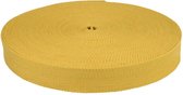 Keperband tassenband - extra stevig - 32mm - 1 meter - geel