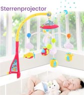 Muziekmobiel Carrousel - Projector Sterrenhemel - Baby Muziek Boxmobiel Lamp - met Afstandsbediening