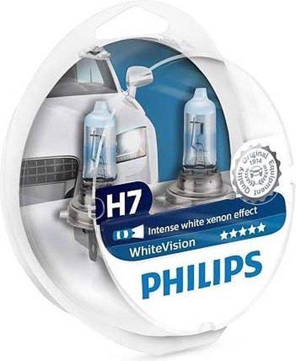Philips WhiteVision Xenon lamp - H7 Autolamp - 12V - 2 stuks