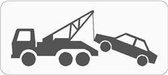 Onderbord Wegsleepregeling (OB303) - aluminium - DOR 60 x 27 cm