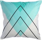 WOONENZO - Sierkussen - 45x45 - triangel - turquoise