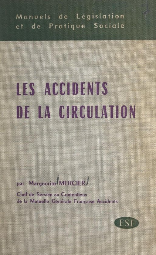 Les accidents de la circulation - cover