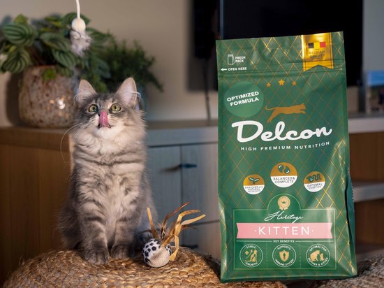 DELCON Kattenvoeding - Geschikt Voor Moeder & Kittens - Voor Een Stabiele  Groei 8.75Kg... | bol.com