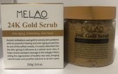Melao 24K Gold Scrub - Anti Age - voor Mannen/Vrouwen - Anti Toxin/Anti Age/Exfoliating - 250G